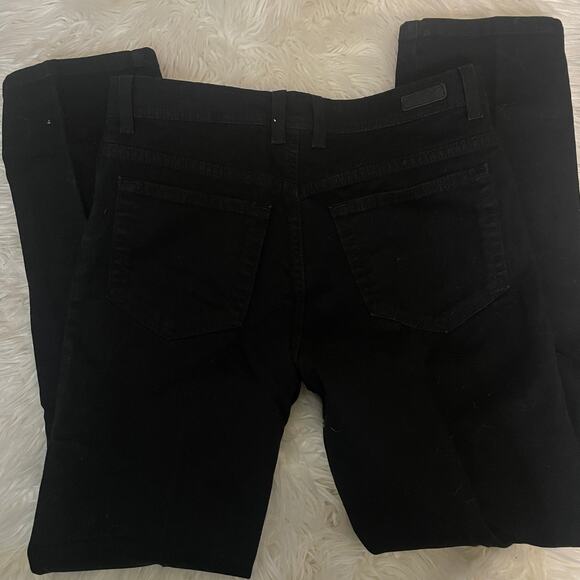 Gloria Vanderbilt Rail High Rise Black Straight-Leg Jeans Women's Size 8 Petite - Picture 5 of 8